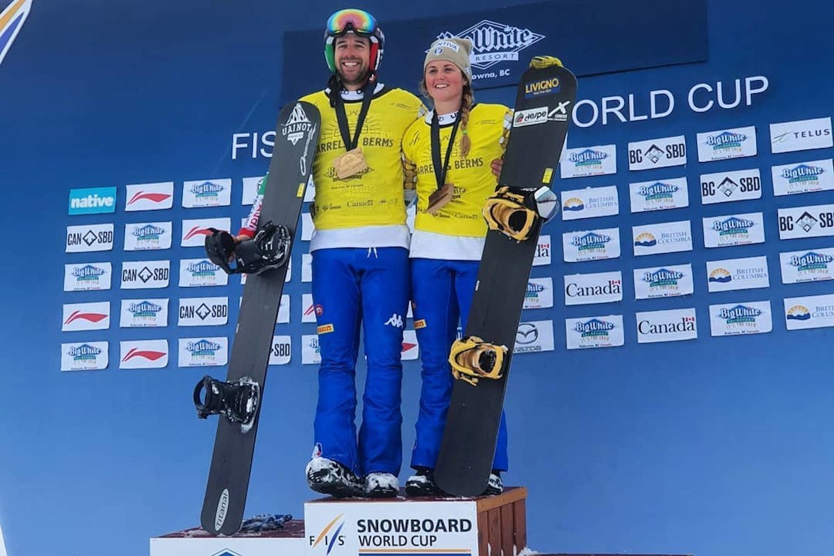 Lorenzo Sommariva vince il secondo Sbx di Coppa del Mondo di snowboard a Big White, in Canada