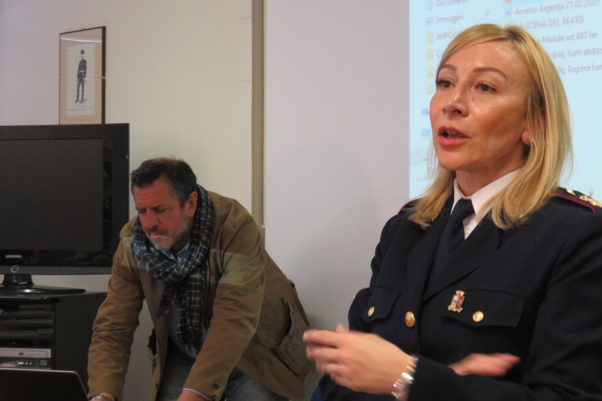 Emanuela Cognigni, dirigente della 'Squadra mobile' della Questura di Aosta