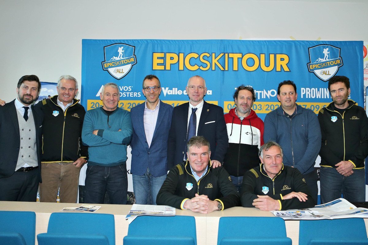 Lo staff dell'Epic Ski Tour 2020