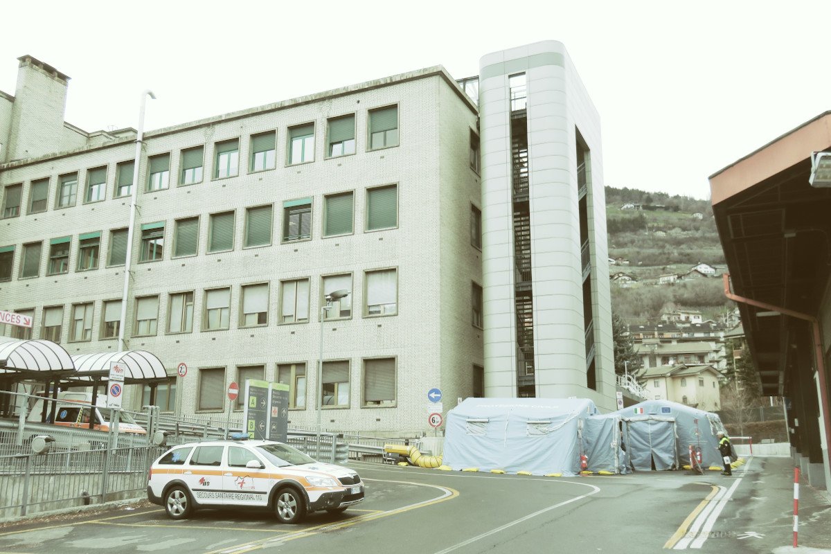 L'ospedale 'Parini' di Aosta