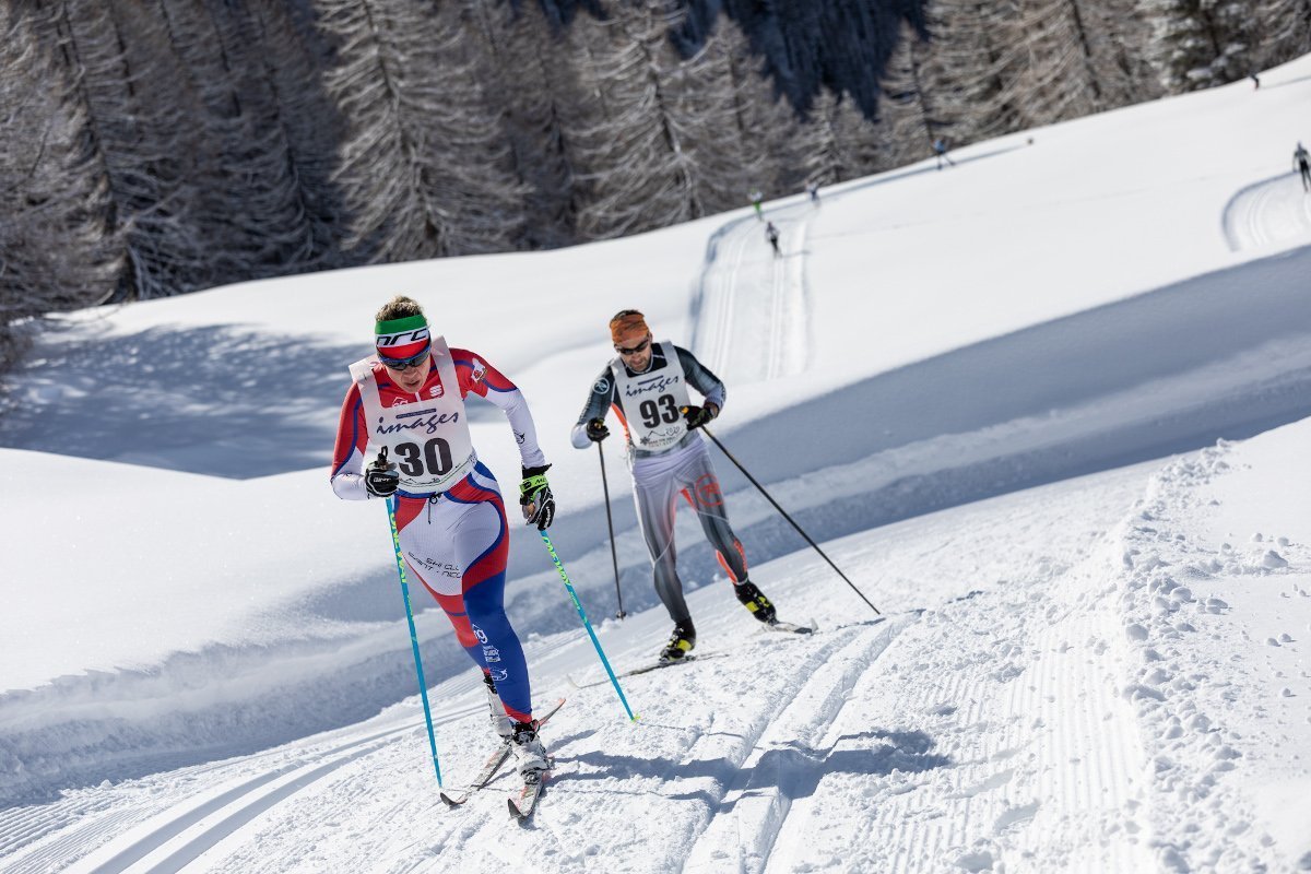 Daniele Serra ed Alice Canclini vincono la “trenta chilometri” del “Gran Tor” di sci nordico a Saint-Barthélemy