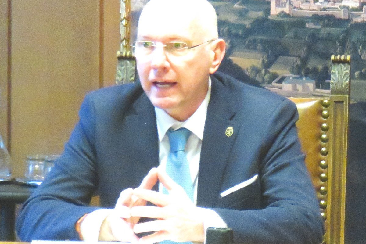 Renzo Testolin, presidente della Regione