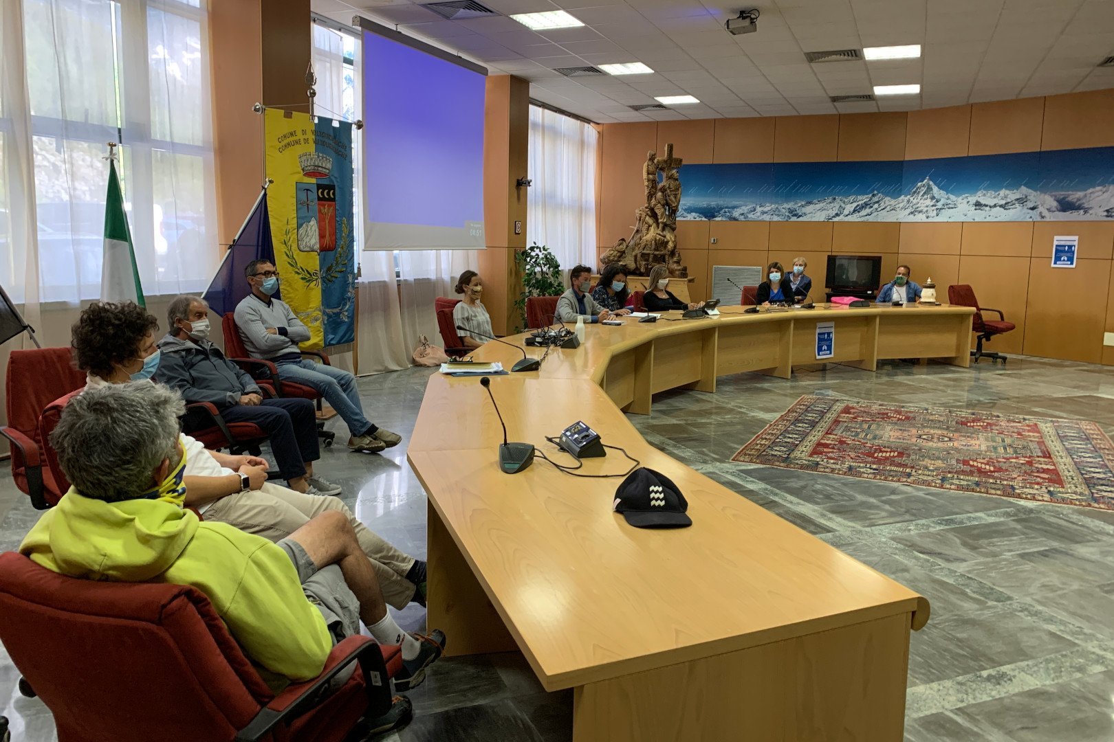 La riunione del Consiglio comunale di Valtournenche del 21 luglio 2020