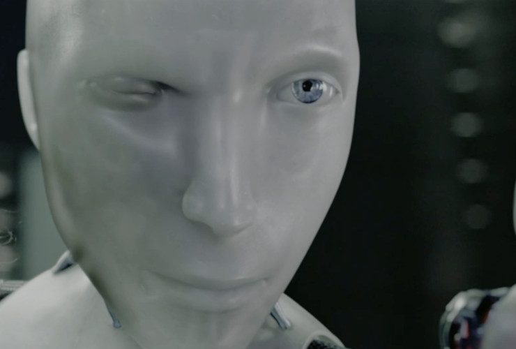 'Sonny' il robot NS-5 protagonista del film 'Io, robot', tratto dai racconti di Philip K. Dick