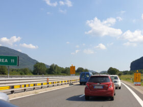 Code sull'autostrada A5 nei pressi di Quincinetto