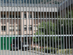 L'ingresso principale della Casa circondariale di Brissogne