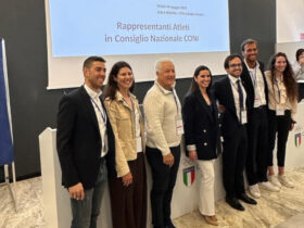 Foto di gruppo dei neo eletti nel Consiglio nazionale del Coni