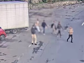 Gli immigrati ed i trafficanti ripresi dalle telecamere della Polizia di frontiera