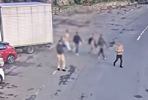 Gli immigrati ed i trafficanti ripresi dalle telecamere della Polizia di frontiera
