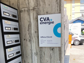 L'ingresso della sede di Aosta di CVA