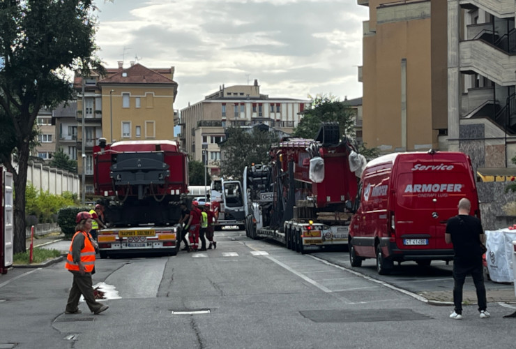 L'arrivo degli altri componenti di 'Zeus' nella mattinata di martedì 3 giugno