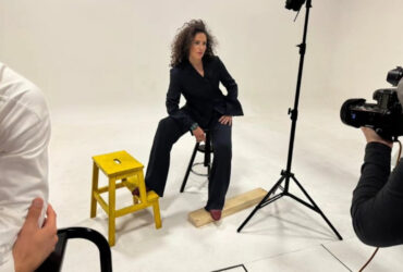Federica Brignone durante il servizio fotografico per 'Sportweek'