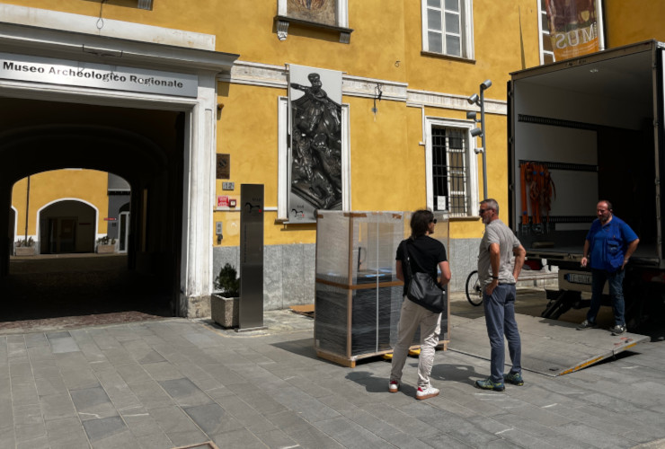L'arrivo delle opere di Pablo Picasso al Mar di Aosta