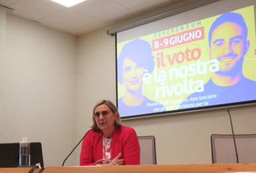 Vilma Gaillard, segretaria della Cgil VdA