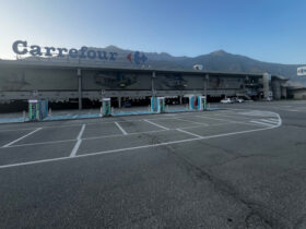 L'ipermercato 'Carrefour' di Pollein