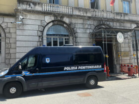 Il tribunale di Aosta durante il processo per l'omicidio di Auriane Laisne