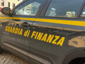 La fiancata di un mezzo della Guardia di Finanza di Aosta
