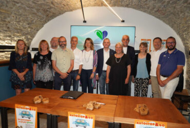 I sindaci dei tredici Comuni dell'Unité des Communes valdôtaines Grand-Paradis