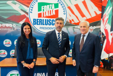 Emily Rini, Marco Sorbara ed Antonio Tajani