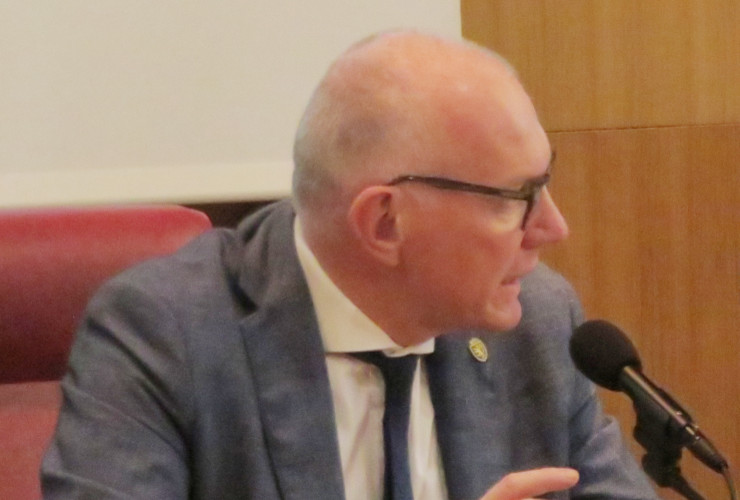 Renzo Testolin, presidente della Regione