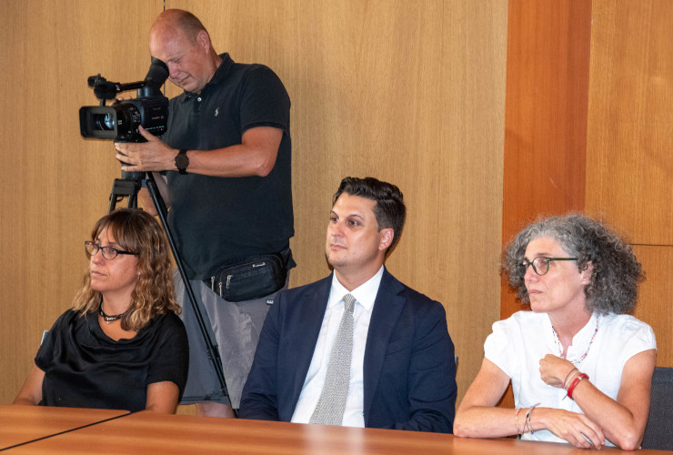 Alcuni dei nuovi dirigenti scolastici, Annuska Como, Nicolò Fracasso e Caterina Staffieri