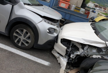 Due automobili incidentate
