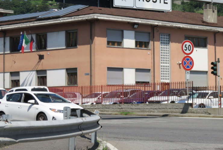 La sede dei Vigili del fuoco della Valle d'Aosta