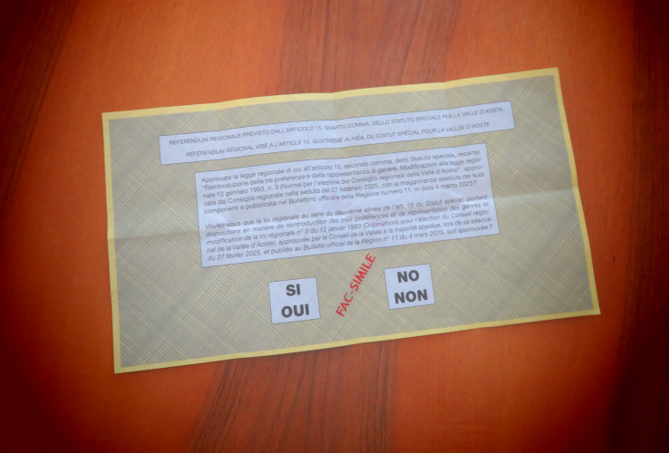 Il quesito referendario sulla scheda elettorale