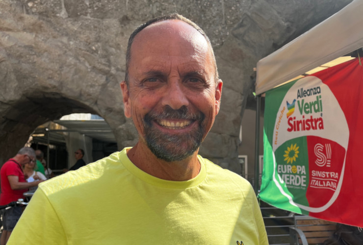 Eugenio Torrione, candidato sindaco di Aosta per Avs - Europa Verde - Rete Civica
