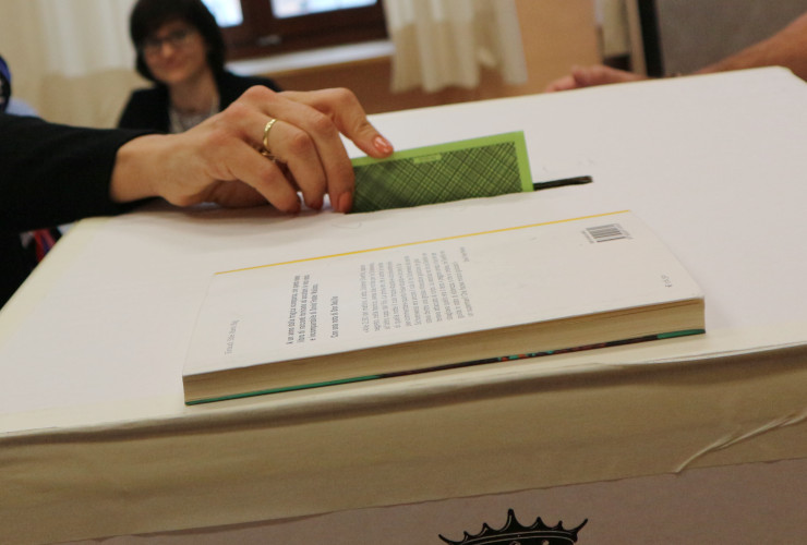 Una votazione alle passate elezioni regionali