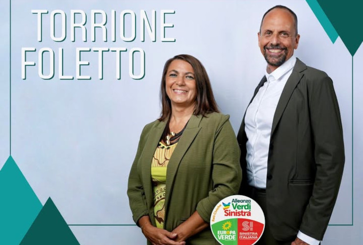 La prima immagine insieme di Katya Foletto ed Eugenio Torrione