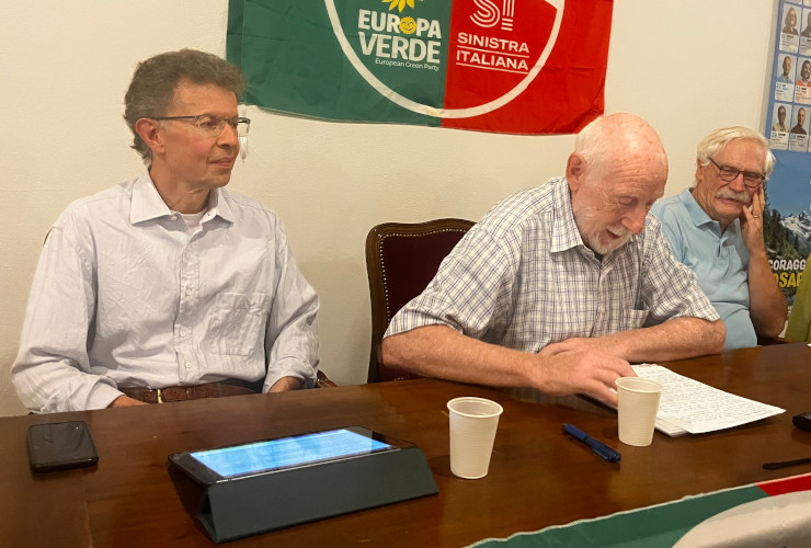 I tre 'Paoli' che hanno partecipato all'incontro su CVA organizzato a Châtillon da AVS - Rete Civica VdA: Paolo Ciambi, Paolo Gino e Paolo Meneghini