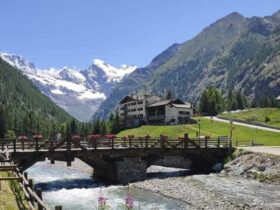 Il ponte a Valonontey, a Cogne