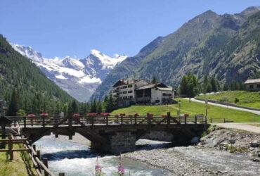 Il ponte a Valonontey, a Cogne