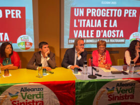Katya Foletto, Nicola Fratoianni, Angelo Bonelli, Chiara Minelli e Marta Canuto
