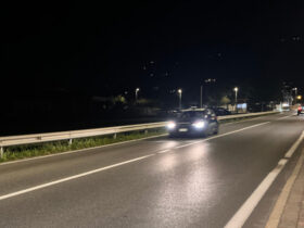 Una pattuglia dei Carabinieri a Charvensod