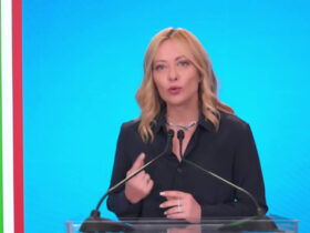 Giorgia Meloni nel videomessaggio per i valdostani
