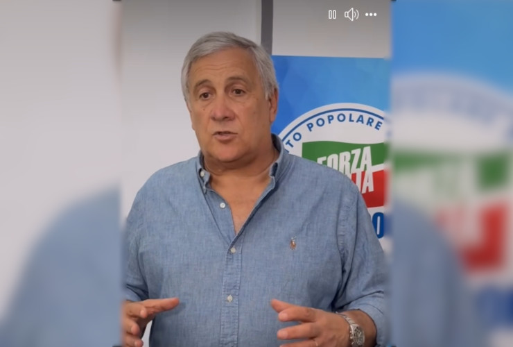Antonio Tajani nel video dedicato alle elezioni valdostane
