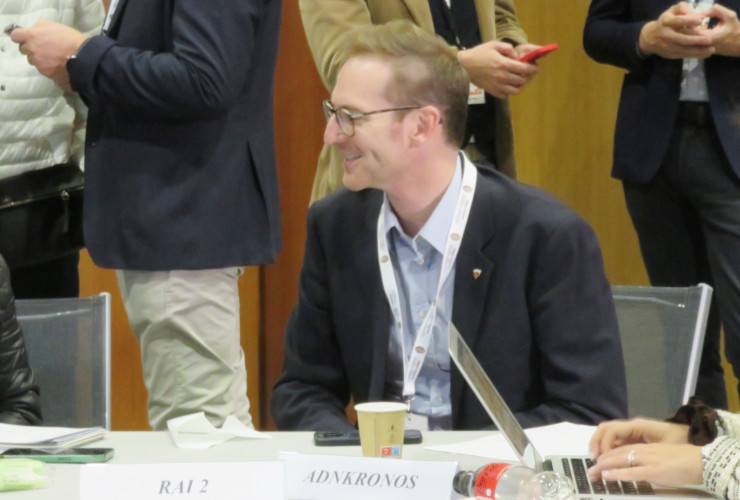 Joël Farcoz, presidente dell'Union Valdôtaine