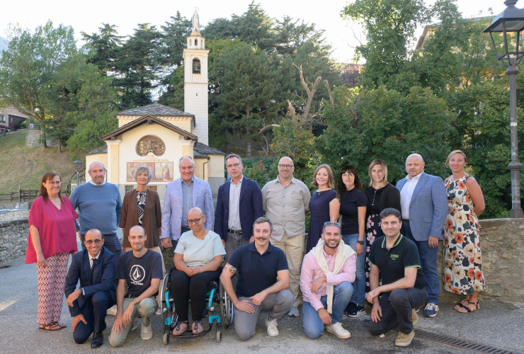 La lista 'Châtillon viva' che ha vinto le elezioni
