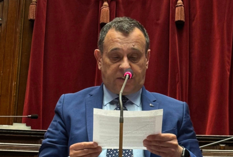 Franco Manes durante il suo intervento alla Camera di martedì 30 settembre 2025