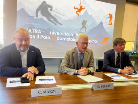 Carlo Marzi, Massimo Uberti e Paolo Fonio alla presentazione del progetto 'Ultra'