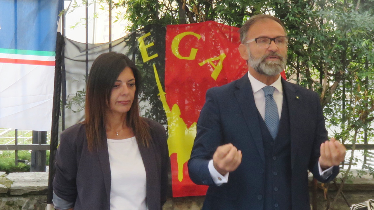 Sonia Furci, candidata vice sindaca insieme a Giovanni Girardini, candidato sindaco per la coalizione del centrodestra