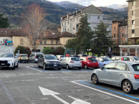 Piazza Plouves ad Aosta