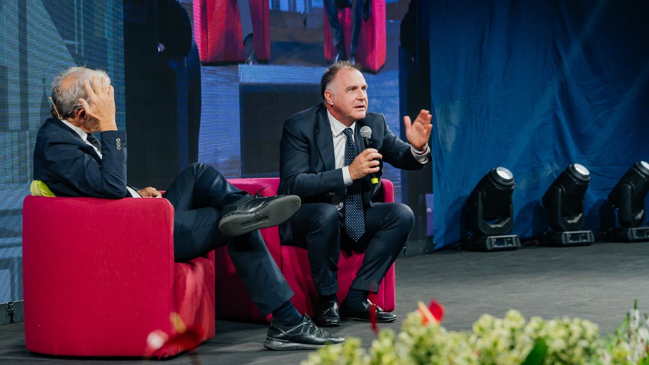 Emanuele Orsini all'Assemblea 2025 di Confindustria Valle d'Aosta