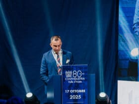 Francesco Turcato all'Assemblea 2025 di Confindustria Valle d'Aosta