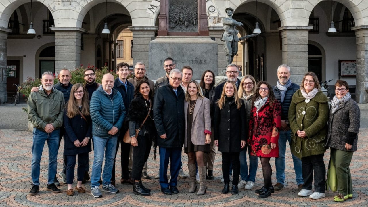 La prossima maggioranza comunale, nella foto pubblicata sui social il 15 ottobre