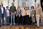 La nuova Giunta del Comune di Aosta, Luca Tonino, Alina Sapinet, Marco Gheller, Cecilia Lazzarotto, Raffaele Rocco, Valeria Fadda, Simonetta Salerno e Corrado Cometto