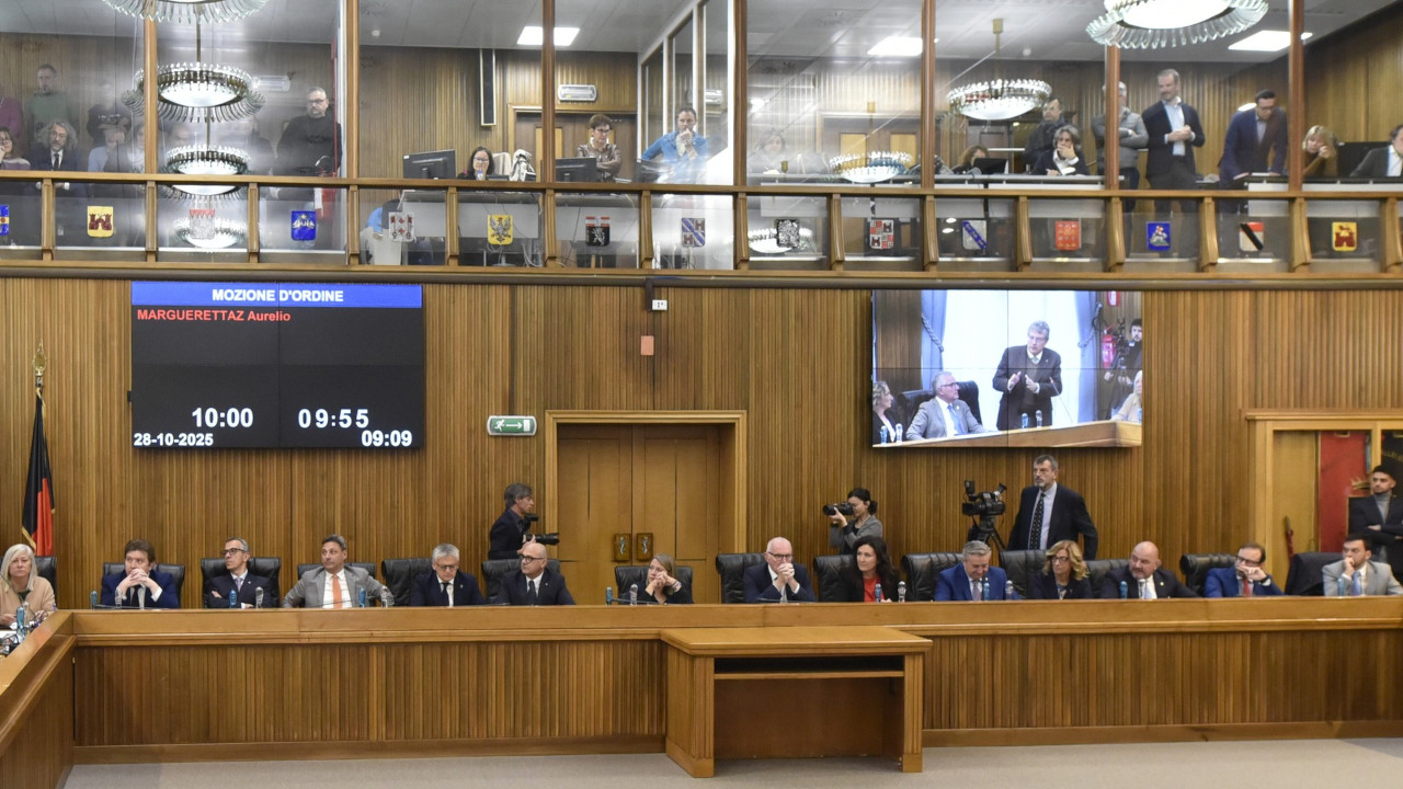 Gli altri consiglieri regionali dell'Union Valdôtaine e degli Autonomisti di Centro