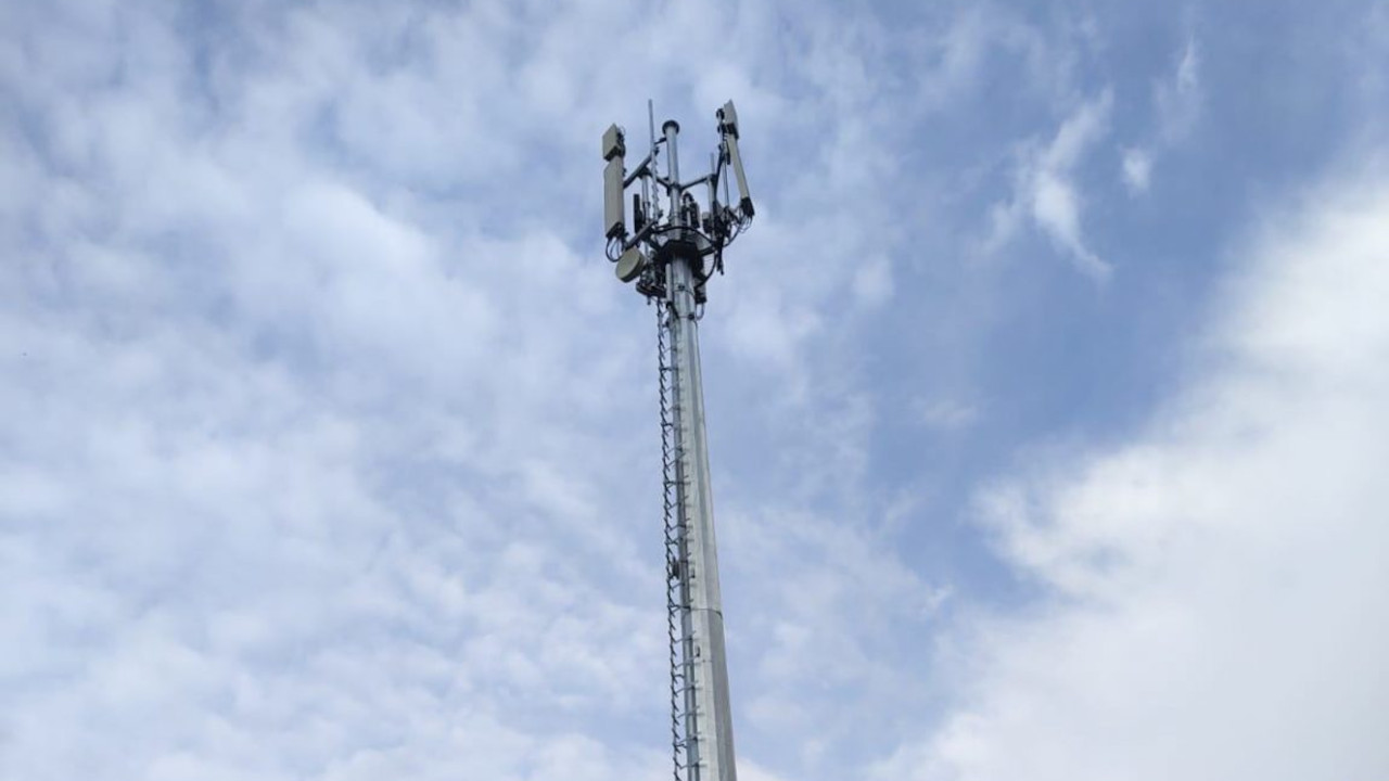 L'antenna di INWIT ad Arnad